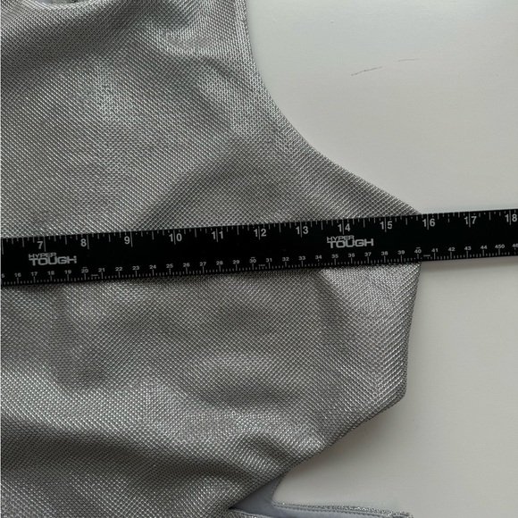 Express Silver Cutout Sheath Dress‎ Size 8 - Picture 8 of 11